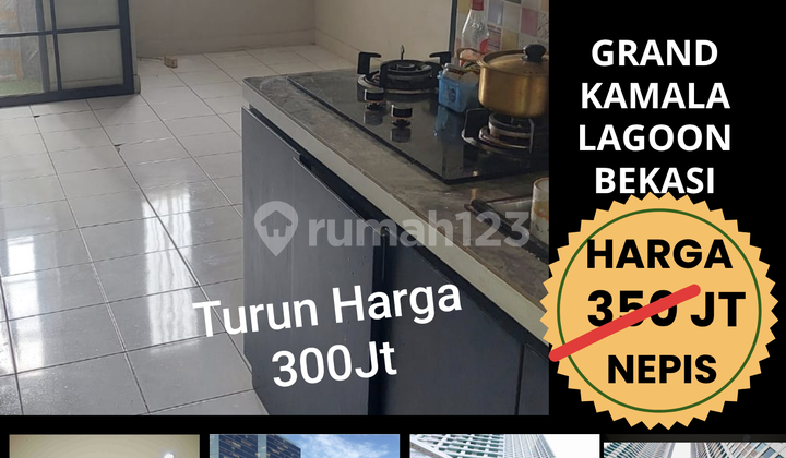 Sell Fast Cheap Semi Furnished Apartment Grand Kamala Lagoon Bekasi