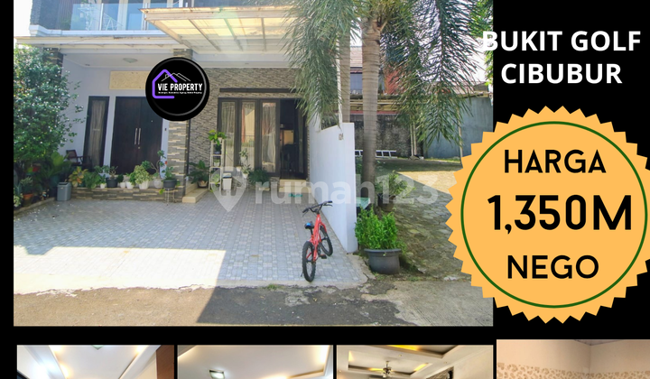 Murah Dijual Cepat Rumah Hook 2 Lantai di Bukit Golf Cibubur