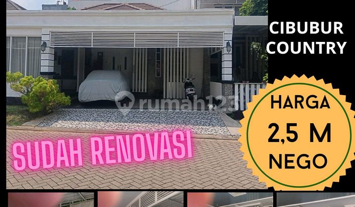 Dijual Cepat Harga Murah Sampe Deal Rumah di Cibubur Country