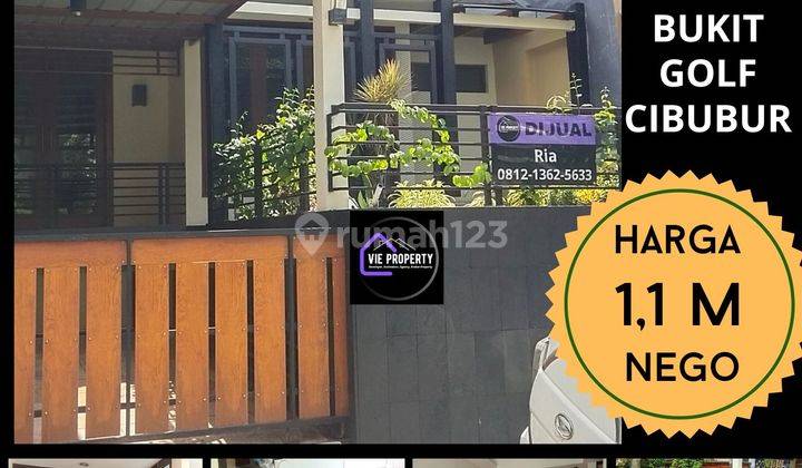 Rumah Murah! Dijual Cepat, Rapi Siap Huni Di Bukit Golf Cububur 1