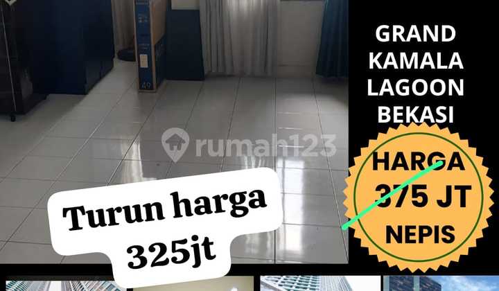 For Sale Semi Furnished Rapidi Grand Kamala Lagoon Apartment Bekasi
