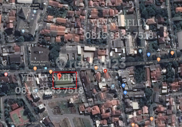 JOGLO [TANAH] 1503 m2 Dijual, Lokasi Jalan Raya