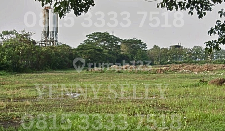 Serang -[TANAH] Luas 5Ha Dijual, Jl Raya Serang Tangerang