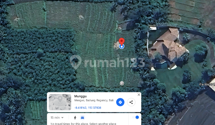 Munggu Mengwi Badung [TANAH]: Dijual, Lokasi sekitar Villa 20 Are