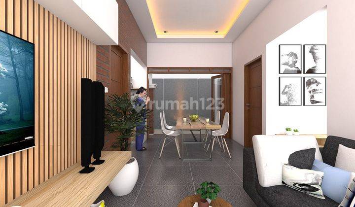 RUMAH ETNIK MODERN, HARGA ALL IN DENGAN TANAH LUAS DI BOROBUDUR 2