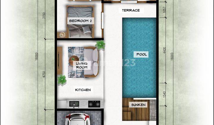 Rumah Baru Siap Bangun Dalam Cluster Jimbaran Kuta Selatan Badung 2