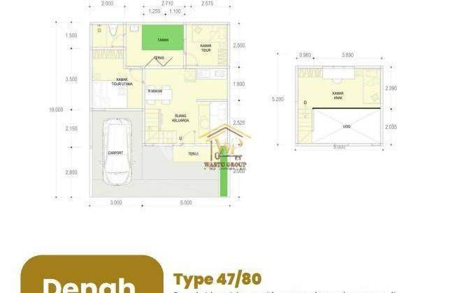 Rumah Murah Tipe Mezzanine di Godean Sleman, Akses Mudah 2