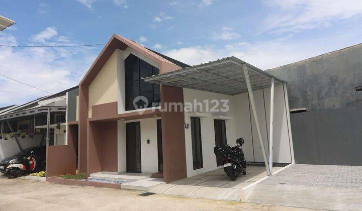 Rumah Cantik Model Scandinavian Lokasi Cluster Pasir Putih Sawangan Harga All In Bonus Canopy,2 Unit Ac,token Listrik 1