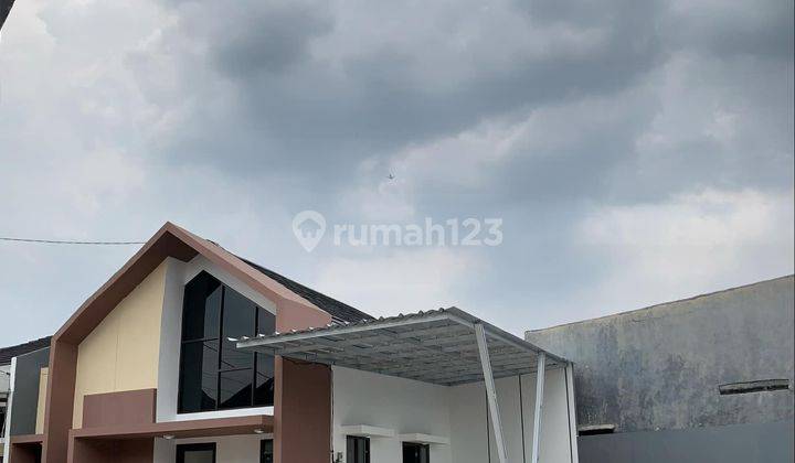 Rumah Cantik Model Scandinavian Lokasi Cluster Pasir Putih Sawangan Harga All In Bonus Canopy,2 Unit Ac,token Listrik 1