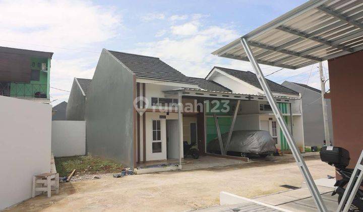 Rumah Cantik Model Scandinavian Lokasi Cluster Pasir Putih Sawangan Harga All In Bonus Canopy,2 Unit Ac,token Listrik 1