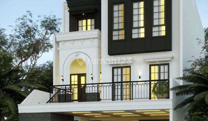 Rumah Mewah Design American Classic Modern Dalam Cluster Jagakarsa Jalan Raya Warung Silah Jaksel 1