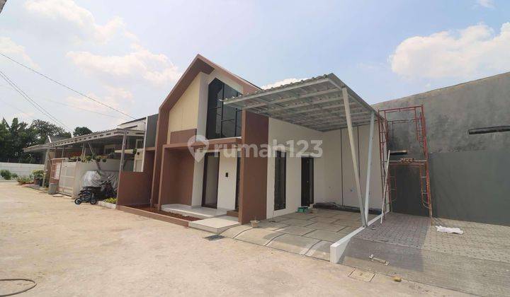 Rumah Cantik Model Scandinavian Lokasi Cluster Pasir Putih Sawangan Harga All In Bonus Canopy,2 Unit Ac,token Listrik 1