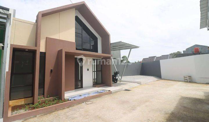 Rumah Cantik Model Scandinavian Lokasi Cluster Pasir Putih Sawangan Harga All In Bonus Canopy,2 Unit Ac,token Listrik 2