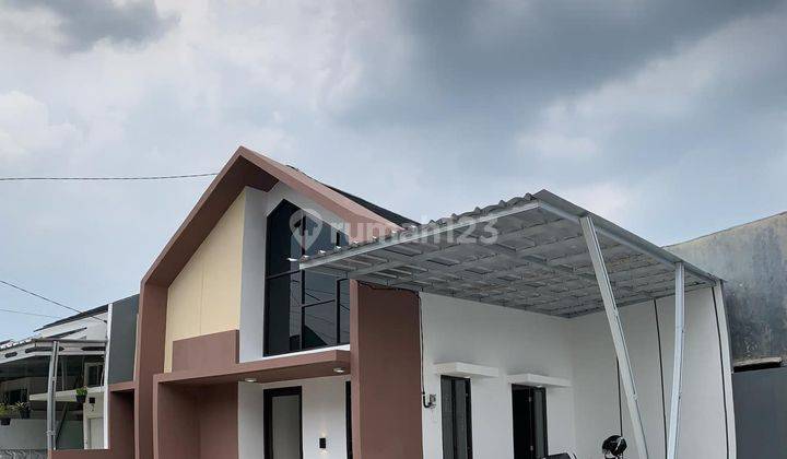 Rumah Cantik Model Scandinavian Lokasi Cluster Pasir Putih Sawangan Harga All In Bonus Canopy,2 Unit Ac,token Listrik 2