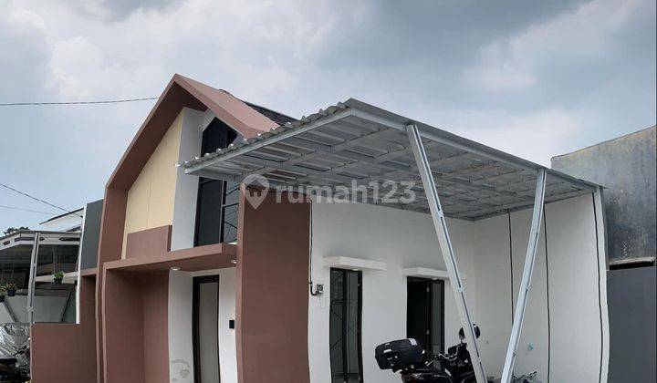 Rumah Cantik Model Scandinavian Lokasi Cluster Pasir Putih Sawangan Harga All In Bonus Canopy,2 Unit Ac,token Listrik 2