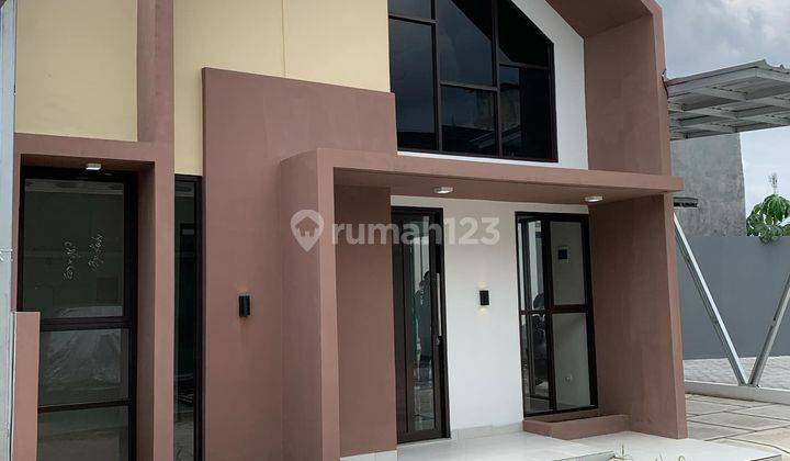 Rumah Cantik Model Scandinavian Lokasi Cluster Pasir Putih Sawangan Harga All In Bonus Canopy,2 Unit Ac,token Listrik 1