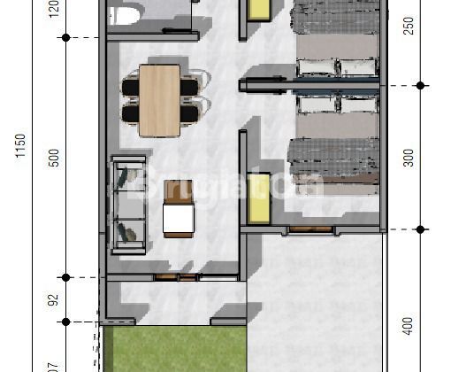 RUMAH SIAP BANGUN DI PERUM AGSA VILLAGE CLUSTER, TLOGOMULYO SEMARANG TIMUR 2