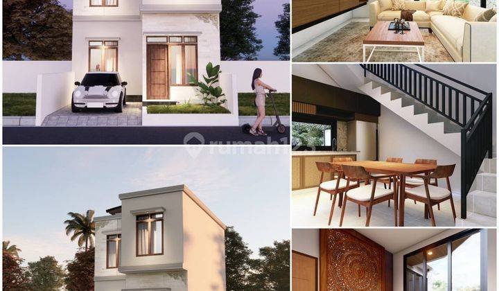 Rumah Konsep Modern Minimalis One Gate System di Jl Gn Agung  1