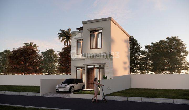 Rumah Konsep Modern Minimalis One Gate System di Jl Gn Agung  2