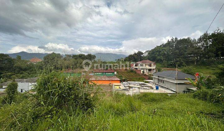 Dijual Sebidang Tanah Di Samping Villa Ck 100, Dengan View Depan Belakang Perbukitan Di Cisarua Bogor 2