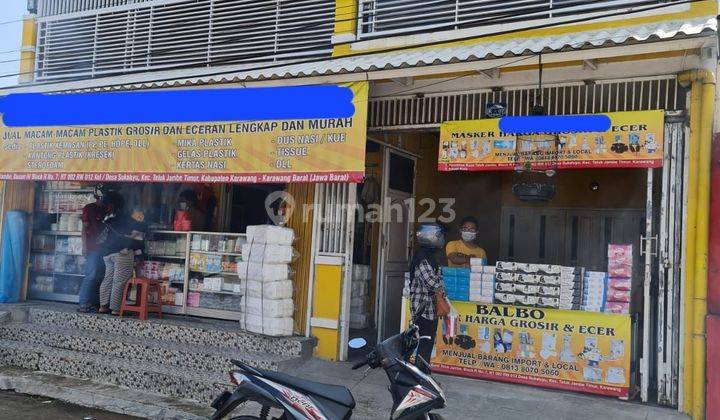 Ruko Jual Cepat 2 Lantai Shm Bagus Luas 150 M² Cocok Dijadikan Tempat Usaha Samping Pasar Teluk Jambe Hanya 5 Menit Menuju Mall Galuh Mas, Teluk Jambe Timur Karawang Barat