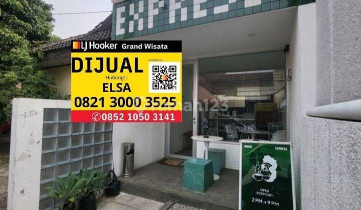 Rumah Hook Luas 281 M² Harga Di Bawah Nilai Pasar Sangat Cocok Dijadikan Tempat Usaha Lokasi Strategi Dekat Toserba, Pusat Kuliner, Klinik, Sekolah Dan Rumah Sakit Di Antapani Bandung 1