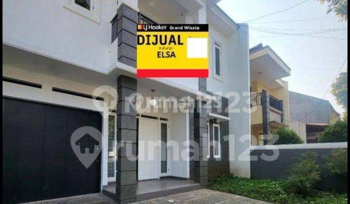 Rumah Shm 2 Lantai Siap Huni Full Furnished Luas 280 M2 4+1 Kamar Tidur Keamanan 24 Jam Hanya 10 Menit Menuju Tol Buah Batu, Batununggal Indah, Bandung Kidul