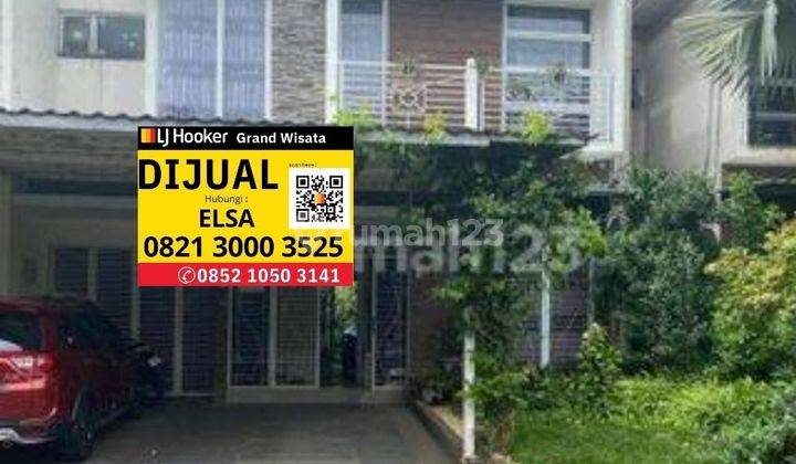 Rumah Siap Huni 2 Lantai 210 M2 4 + 1 Kamar Tidur Semi Furnished Fasilitas Masjid Dan Privat Club House Dalam Cluster Grand Wisata Hanya 2KM Menuju Gerbang Tol Tambun Bekasi 1