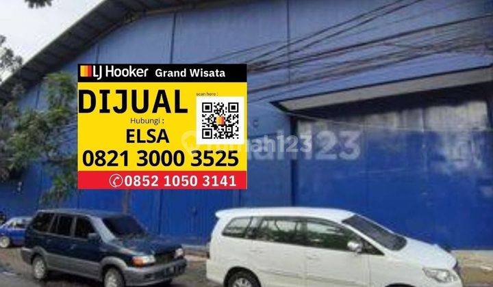 Dijual Gudang Dan Kantor 2 Lantai Seluas 1.820 M2 Akses Parkir Luas Masuk Mobil Kontainer Jalan Raya Ibrahim Adjie Kiara Condong Bandung, 4,9 Km Dari Tol Buah Batu 1