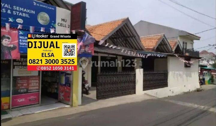 Rumah + Toko 1,5 Lantai Shm Luas 300 M² 6 + 1 Kamar Tidur Cocok Dijadikan Tempat Usaha Hanya 10 Menit Menuju Tol Becakayu, Cipinang Jakarta Timur  1