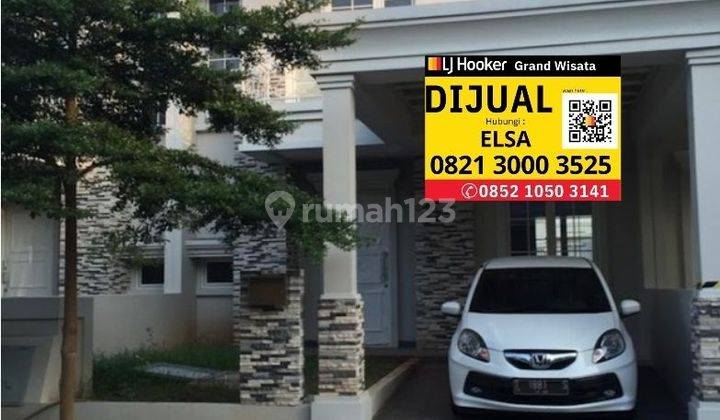 Rumah 2 Lantai Shm Bagus Luas 277 M² 4 + 1 Kamar Tidur Keamanan 24 Jam One Gate Security System Hanya 6 Menit Menuju Resinda Park Mall, Fasilitas Waterpark, Masjid, Pusat Kuliner Grand Taruma Karawang 1