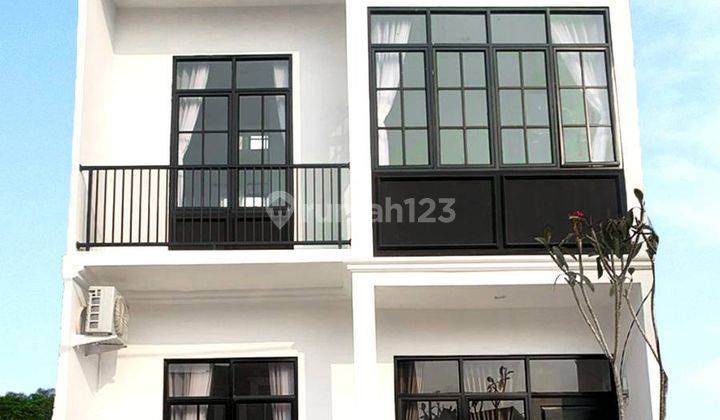 Rumah Modern 2 Kt 2 Lt di Bogor, Dekat Ke Stasiun Parung Panjang