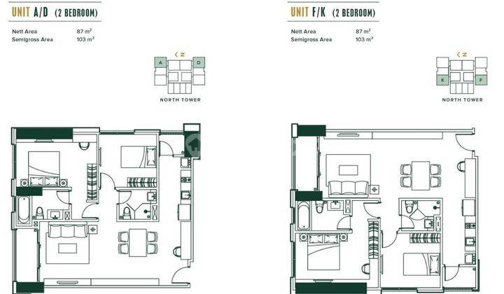 Apartemen Baru Dan Mewah 2 BR Selangkah Ke Tol, Mall, Stasiun 2