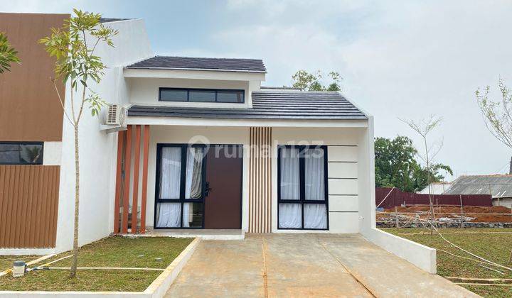 Rumah Modern Ala Jepang 2 Kamar Tidur di Bogor, Selangkah Ke Stasiun Parung Panjang