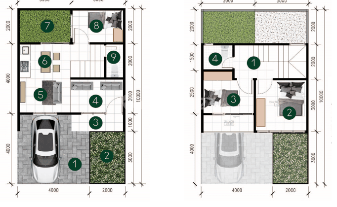 Dijual Rumah Modern 2 Lantai di Bogor, Dekat Ke Aeon Mall Bsd 2