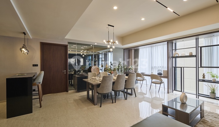 Jual Unit Apartemen 2 BR Paling Strategis Branz Mega Kuningan Jaksel Full Furnished