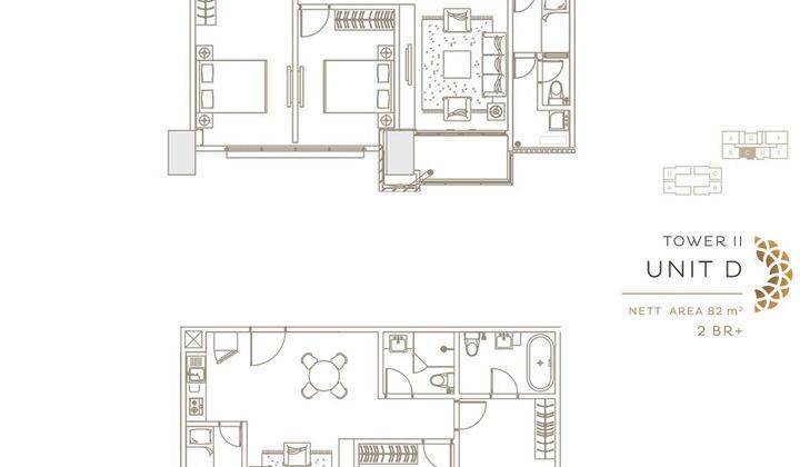 Dijual Apartemen 2 BR Mewah di Pusat Cbd Jakarta Selatan 7