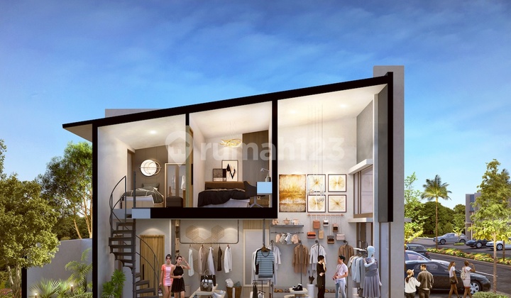 For Sale New Shop House Under 1M in Bogor, Strategic Suitable for Business 2