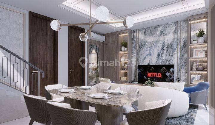 Rumah 4BR Stylish Baru Cibubur DP 0% Lokasi Strategis Harga 3.4M  2