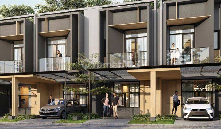 Rumah modern punya rooftop di BSD City