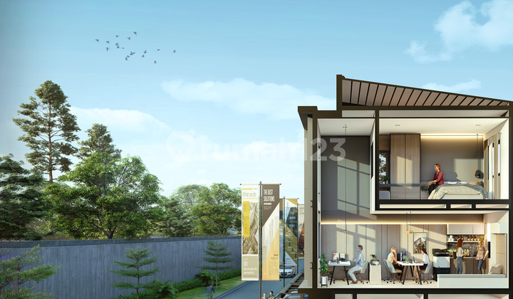 Sell 3-Floor New Condition SOHO in BSD, Suitable for Work and Residence, Close to Toll Road and Station. 16