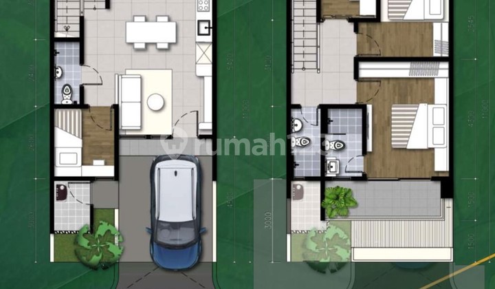 Dijual Rumah 3 Kamar Tidur di BSD, Selangkah ke AEON & Dekat Tol Serbaraja 2
