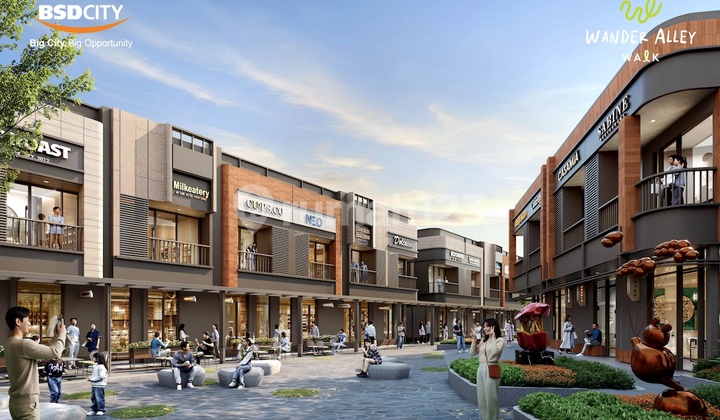 For Sale: Ruko Wander Alley BSD, Right Next to Cisauk Station For Sale: Ruko Wander Alley BSD, Right Next to Cisauk Station