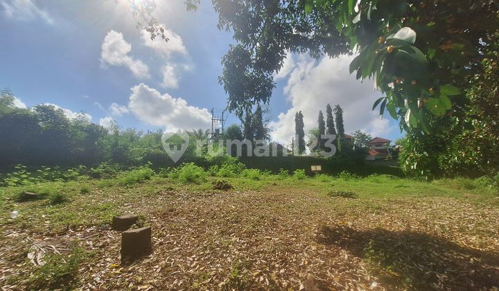 Tanah 1100m2 View Sungai SHGB di Munggu - Badung, bali