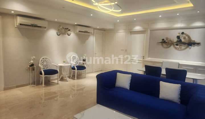 For Rent: Modern 3-Bedroom Fully Furnished Apartment (135 sqm) at Setiabudi Sky Garden - Prestigious Kuningan Location, South Jakarta. 2