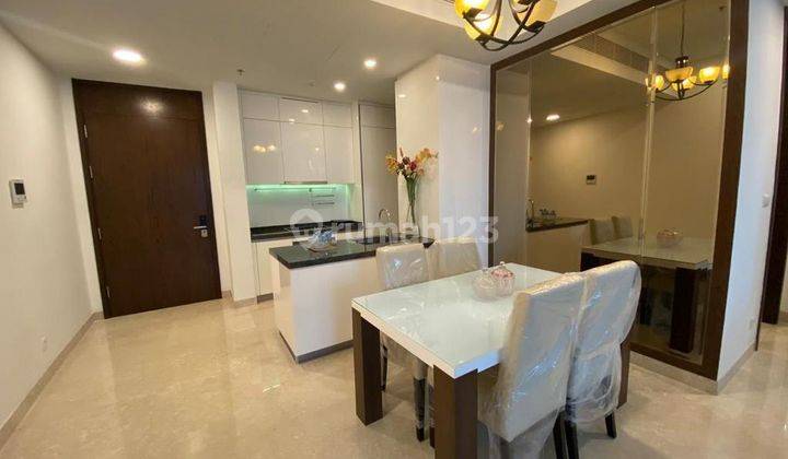 Rent a Modern 2-Bedroom Fully Furnished Apartment at Anandamaya Residence, Sudirman Jakarta. 1