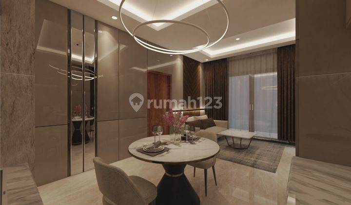 For Rent Elegant 1 Bedroom Apartment 70 Sqm Fully Furnished At District 8 Infinity, South Jakarta. 2