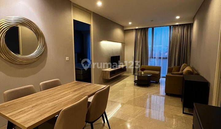 Luxurious 2BR, 2BA Apartment 108 Sqm For Rent At Izzara, Prime Location In Tb Simatupang, Cilandak, South Jakarta, Fully Modern Furnished. 1