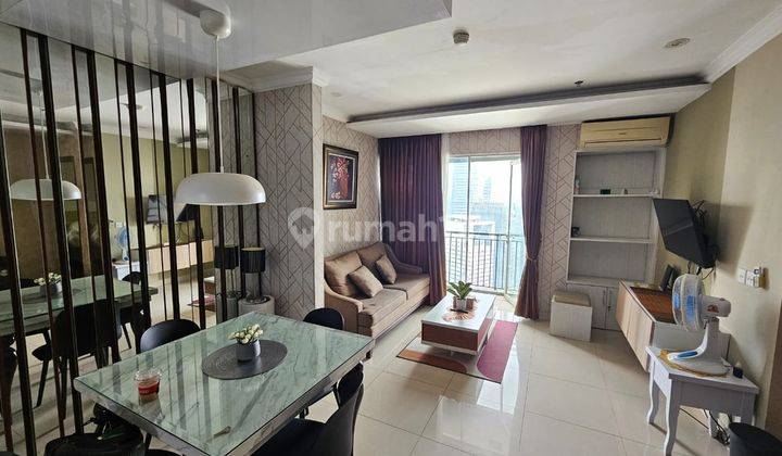 For Rent: Stylish 2-Bedroom Apartment (85 sqm) at Sahid Sudirman Residence – Fully Furnished with Pool View in the Heart of Central Jakarta. 1