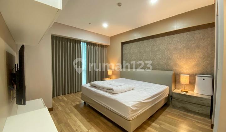 For Rent: Spacious 3-Bedroom Fully Furnished Apartment (150 sqm) at Setiabudi Sky Garden - Prime Kuningan Address, South Jakarta.
